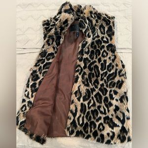 Faux Fur Ci Sono vest - size Sm EXCELLENT condition
